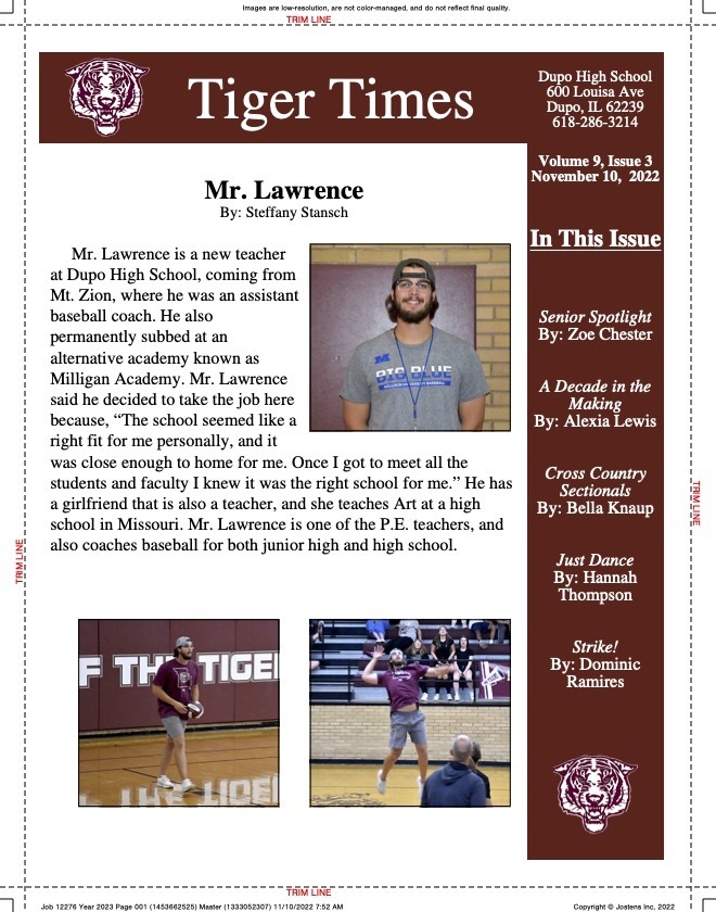 HS Tiger Times Nov 2022