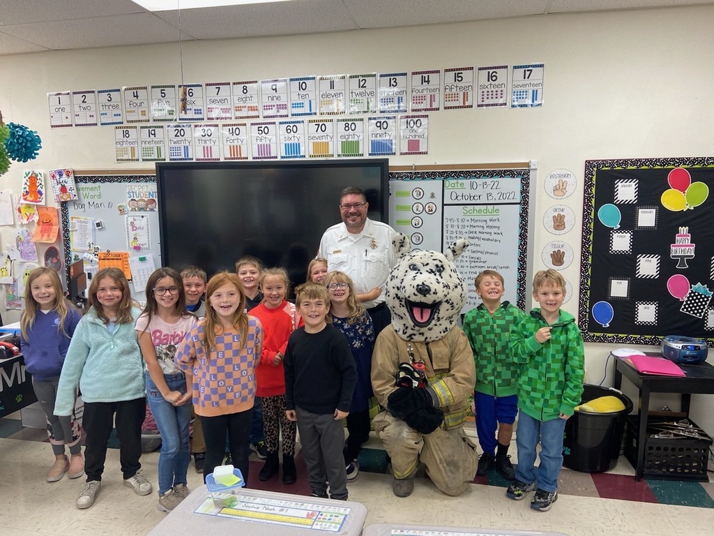 Fire Department visits Bluffview!